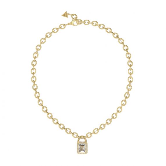 GUESS BIG DIAMOND NECKLACE 2197 GOLD