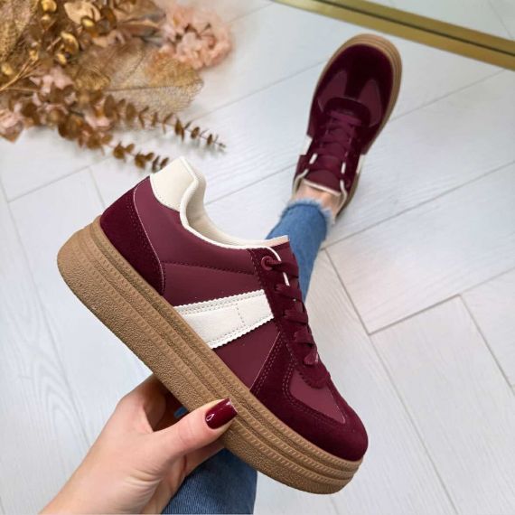 *SALE* LOUISA SNEAKER 7590 WINE *WEB ONLY*