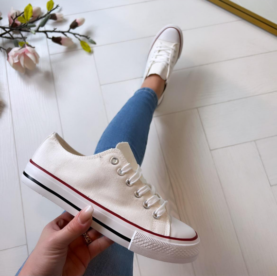 LOW SNEAKER YL-90 WHITE *WEB ONLY*