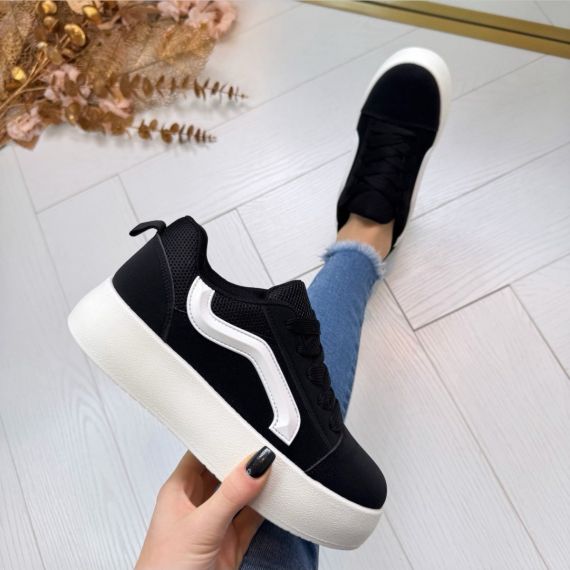 MANDY SNEAKER 9001 BLACK *WEBONLY*