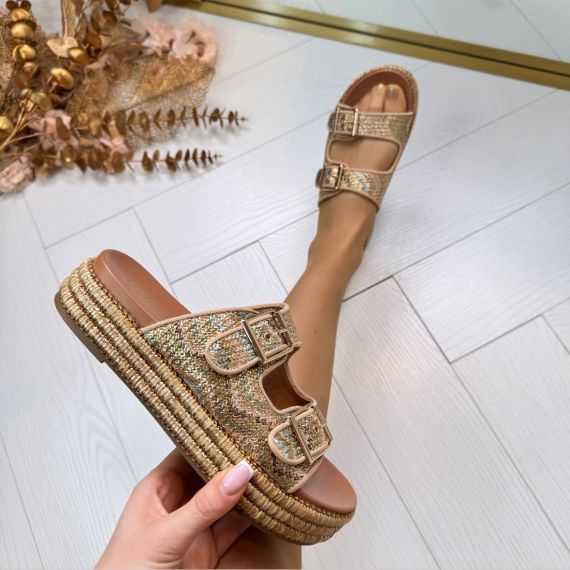 MISSY SLIPPER 8-1983 GOLD