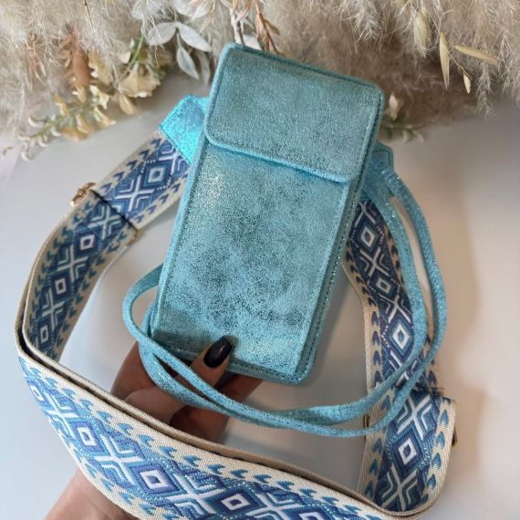 NEW PHONEBAG Q3077 TEAL