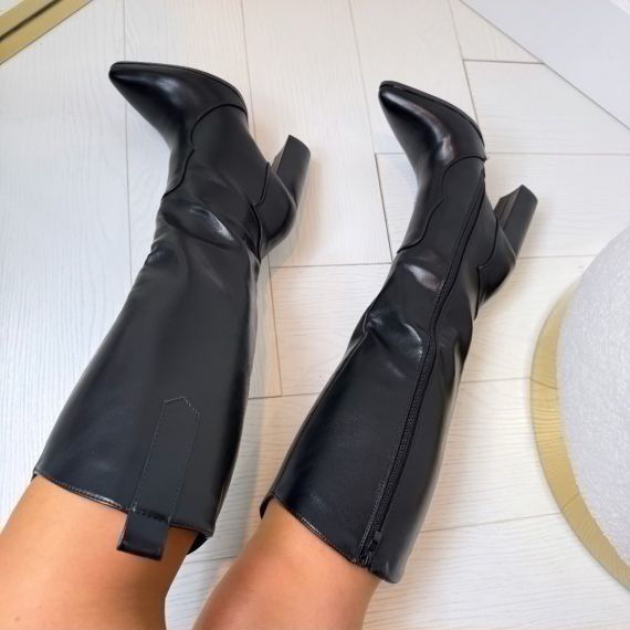 PLAIN HEEL LAARS 6010-A203 BLACK/PU