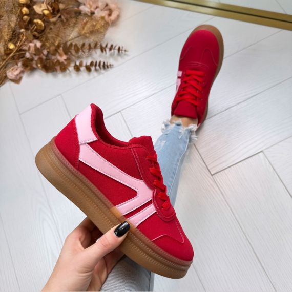 *SALE* POLLY SNEAKER PC-2815 RED *WEBONLY*