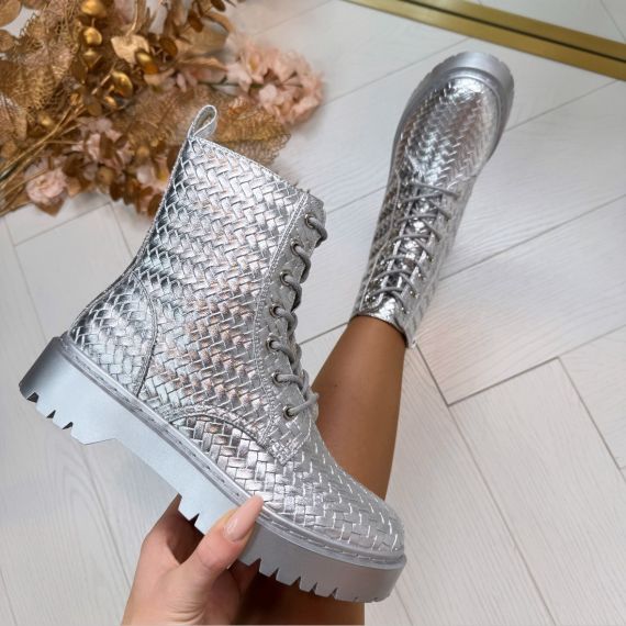 *SALE* SILVERY PATROON VETERBOOT A936 SILVER *WEB ONLY*