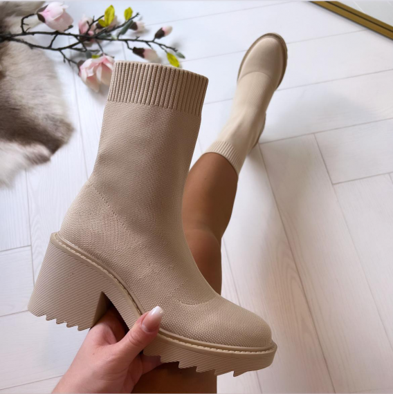 COMFY BOOT 5727 BEIGE *WEB ONLY*