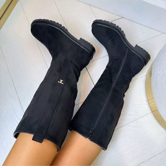 TALLY SUEDINE LAARS 6366 BLACK