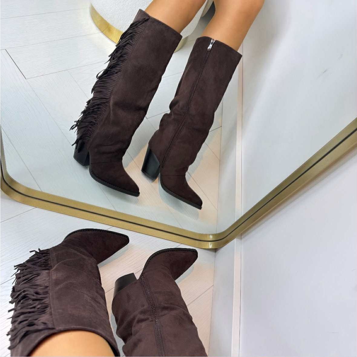 FRINGE LAARZEN RQ540 BROWN Style Woerden