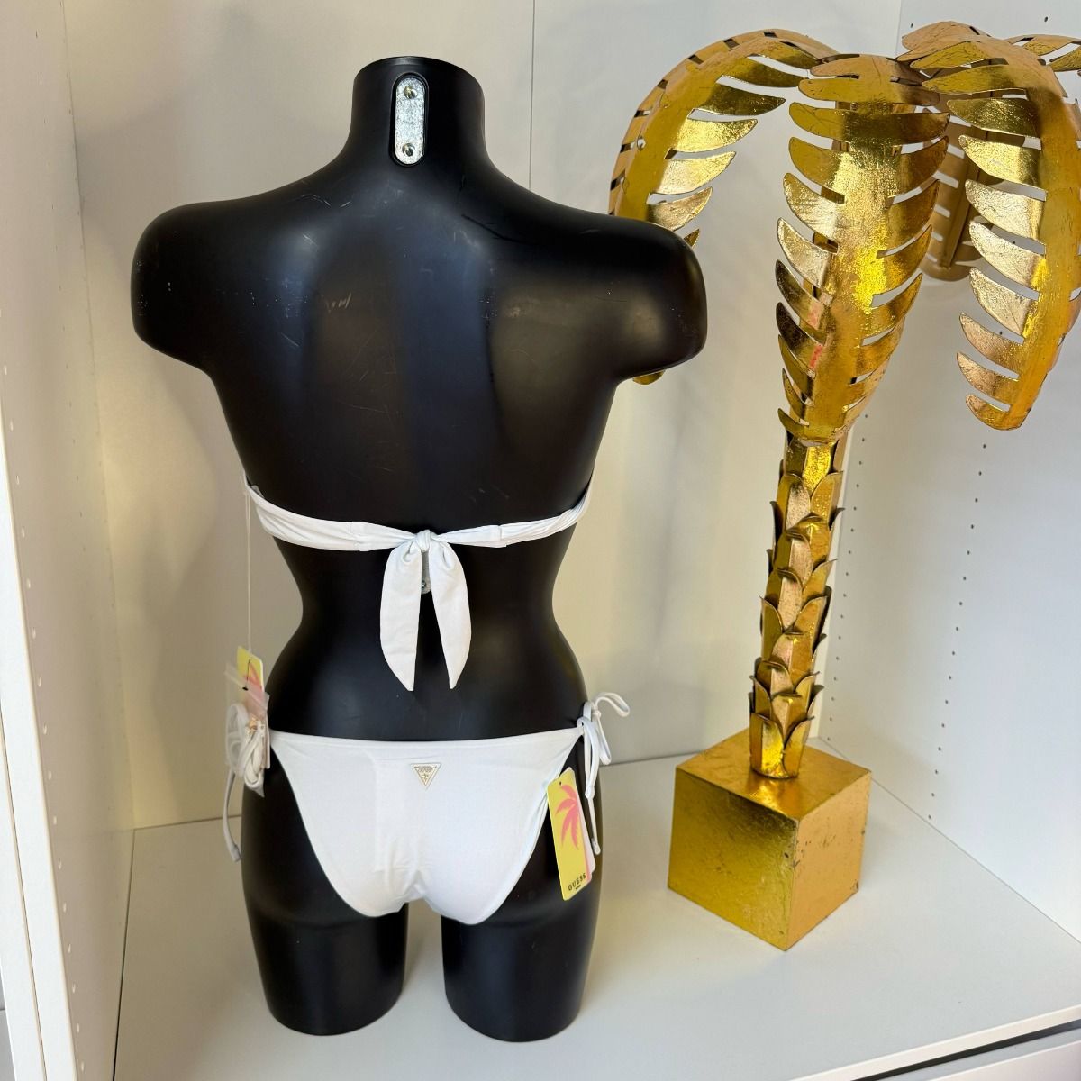 GUESS STAR BANDEAU TOP E5GJ22KC692 G011 WHITE - Style Woerden