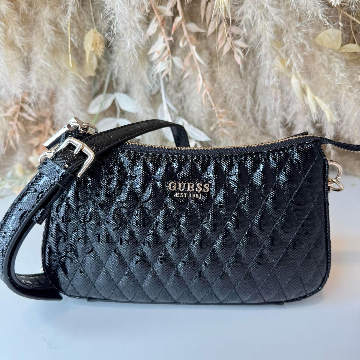 GUESS BETULA MINI CROSSBODY BAG GG962672 BLACK Style Woerden