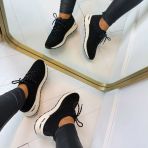 LA STRADA SNEAKER 2404316-4500 BLACK/SILVER