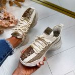 STEVE MADDEN MAXILLA-G SNEAKER 3431 GOLD GLITTER