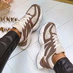 NICKY SNEAKER BS2228/2238 BEIGE/BROWN