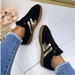 **LAATSTE MAAT 38** LA STRADA SNEAKER 2404032-4001 BLACK TEDDY