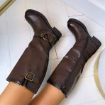 GESPJES LAARS DES698 BROWN/PU