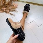 INDY PANTOFFEL 608 BLACK