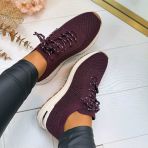 LA STRADA SNEAKER 2404316-4531 AUBERGINE/SILVER