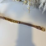 GUESS LOGO BELT BW9324P6115 BEIGE