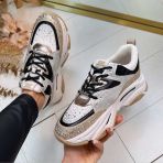 STEVE MADDEN PRIVY SNEAKER 0082 IRISH/BLACKSILVER