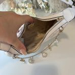 GUESS EVERLEE TOP ZIP SHOULDER BAG EG867918 OFFWHITE