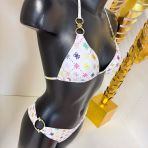 GUESS BEACH TRIANGLE BIKINI TOP E6GJ37MC04R RMKY WHITE