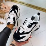 STEVE MADDEN POSSESSION SNEAKER 4652 ICE WHT BLK