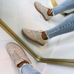 DWRS POONA STUDS SNEAKER B11928-01 SAND