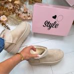 STYLE LOGO UGIE BOOT BEIGE