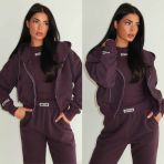 UNIQUE THE LABEL MOLLY VEST DEEP BERRY