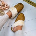 BESTSELLER COZY PANTOFFEL FC-906/902 CAMEL *WEB ONLY*