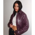 UNIQUE THE LABEL SEMMI BOMBER DEEP BERRY