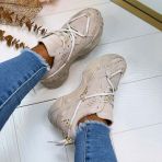 DWRS JUPITER STUDS SNEAKER J5554E-05 SAND