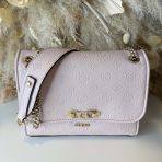 GUESS ANISE CONVERTIBLE XBODY FLAP BAG PD991621 LIGHT ROSE LOGO
