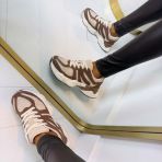 NICKY SNEAKER BS2228/2238 BEIGE/BROWN