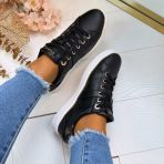 GUESS LOGO SNEAKER FLFBTZFAL12 BLACK