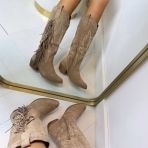 *SALE* COWBOY FRINGE LAARS DES8083 KHAKI