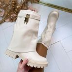 NEW LOCK BOOT XJ-918 BEIGE