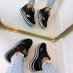 FASHION ZIP SNEAKER YY117 BLACK