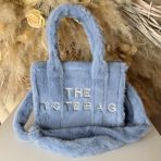 FAKE FUR TOTE BAG H3235 L.BLUE