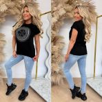 GUESS SS 4G SHADED LOGO T-SHIRT W5YI14I3Z14 BLACK