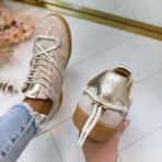 DWRS POONA STUDS SNEAKER B11928-01 SAND