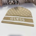 GUESS SEVYN 4G LOGO BEANIE W4BZ21Z3JD2 FNI4 BEIGE