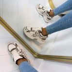 ALISSA SNEAKER C3941 BEIGE/BROWN**