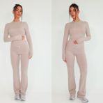 **LAATSTE MAAT XL** UNIQUE THE LABEL NENA PANTS MOCHA