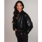 UNIQUE THE LABEL SEMMI BOMBER BLACK