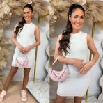 GUESS SUMMER SHORT DRESS V6GK04Z0648 A10F WHITE