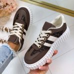 KANT STRIPE SNEAKER 9178 BROWN