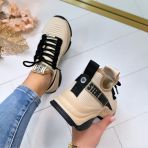 STEVE MADDEN MAC-E SNEAKER 0019 KHAKI/BLACK