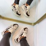 DWRS JUPITER SNEAKER J5554C-107 OFF WHITE/DRK BROWN