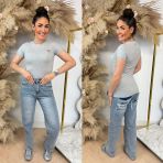 GUESS MINI TRIANGLE TEE W2YI44J1314 LMGY GREY